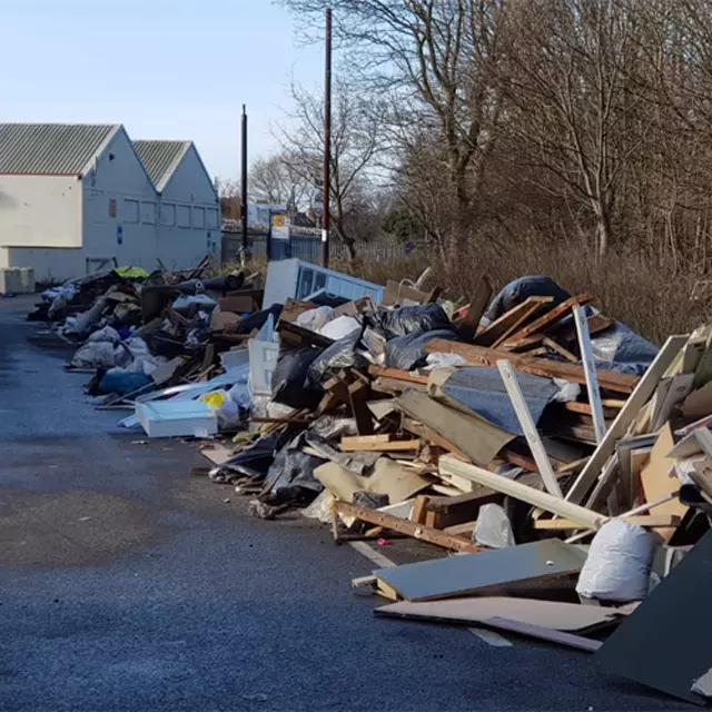 Fly tipping from unauthorised gypsy traveller encampments